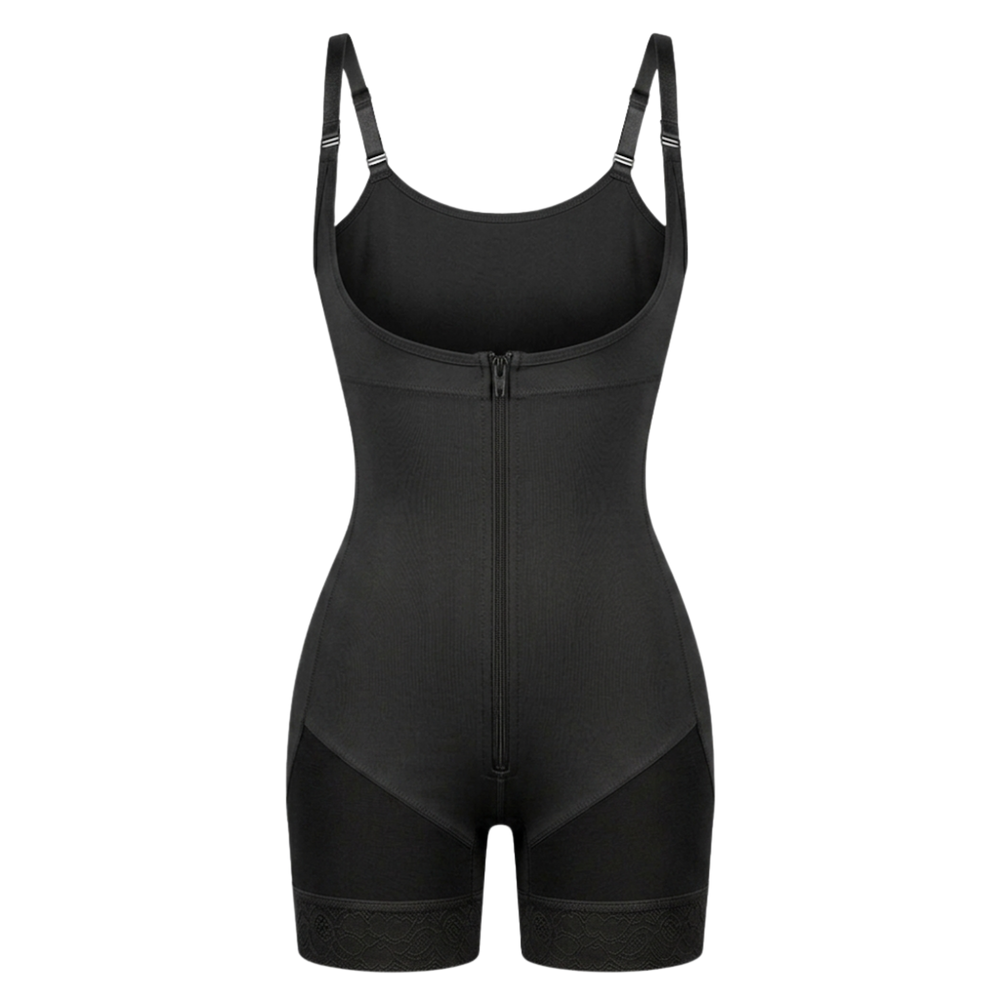 Corrigerende Shapewear Bodysuit met haakjes en rits