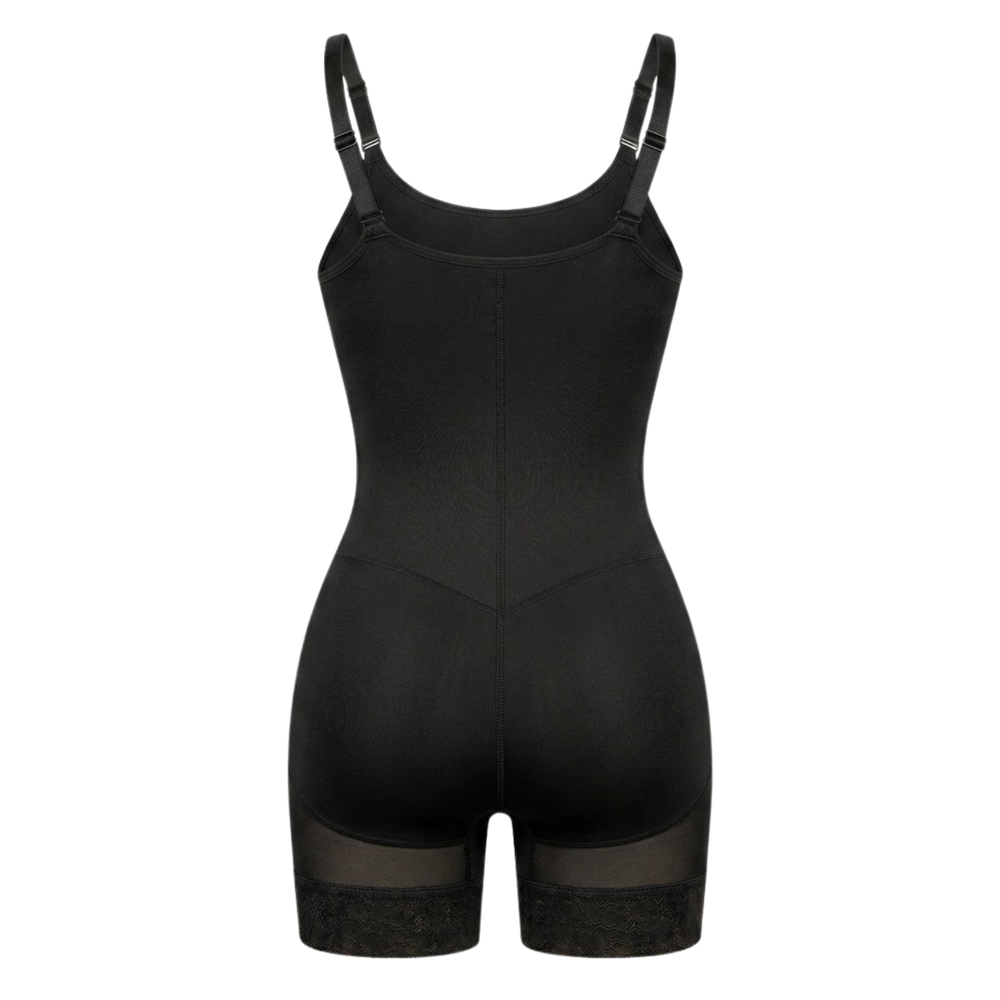 Corrigerende Shapewear Bodysuit met haakjes en rits
