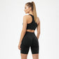 high waist short zwart