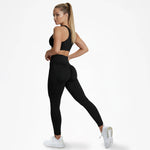 Sportleggings mit hohem Bund