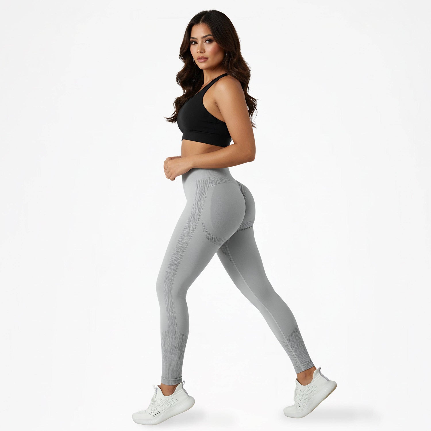 Sportleggings mit hohem Bund